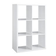 Galli 6 Cubby Storage Cabinet - White