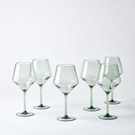 Sole Outdoor 22 oz. Cabernet Wine Glass - Set of 6, Sage