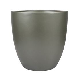 Napa Round Cylinder Planter - 22", Gray