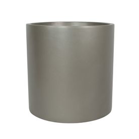 Brea Round Cylinder Planter - 12", Gray
