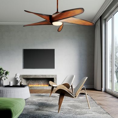 60'' 5-Blade Dimmable Ceiling Fan with Remote - Remote