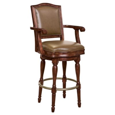 Cheers Faux Leather 30.5" Bar Stool