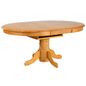Black Cherry Selections Oval  Wood Dining Table - 54", Light Oak