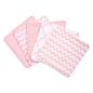 Pink Sky 5 Pack Wash Cloth Set